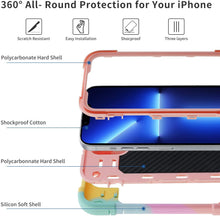 Load image into Gallery viewer, iPhone 13 Pro Max with Ring Stand Heavy-Duty Military Shockproof Case. - Redpepper Cases