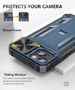 iPhone 13 Rugged Built in Kickstand & Slide Case. - Redpepper Cases