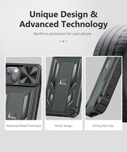 Load image into Gallery viewer, iPhone 13 Rugged Kickstand Slide Shockproof Case - Redpepper Cases