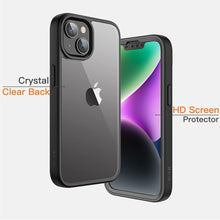 Load image into Gallery viewer, iPhone 14 Built in Screen Protector Full Body Transparent Case - Redpepper Cases