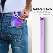 Load image into Gallery viewer, iPhone 14 Glow in The Dark Stylish Nebula Space Luminous Slim Light Case - Redpepper Cases