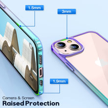 Load image into Gallery viewer, iPhone 14 Max Clear Case Bumper Shockproof Protective Cover Case - Redpepper Cases