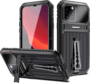 iPhone 14 Metal Heavy Duty Aluminum Shockproof Kickstand Full Body Case - Redpepper Cases