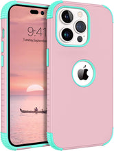 Load image into Gallery viewer, iPhone 14 Pro Max Women-Girls Heavy Duty 2 in 1 Rugged Shockproof Case - Redpepper Cases