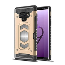 Load image into Gallery viewer, Megnetic Armor Case for Samsung Galaxy Note 9 8 S10 Lite S9 S8 Plus S7 edge J3 J337 J7 J737 J8 2018 Case PC+TPU Card Slot Cover - Redpepper Cases