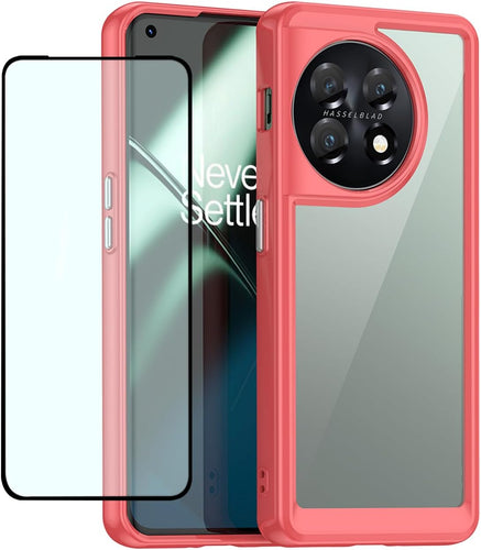 One Plus 11 5G PHB110 Case HD Screen Protector Protective Cover Case - Redpepper Cases