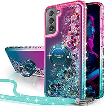 Load image into Gallery viewer, S21 Ultra Moving Liquid Holographic Sparkle Glitter Case. - Redpepper Cases