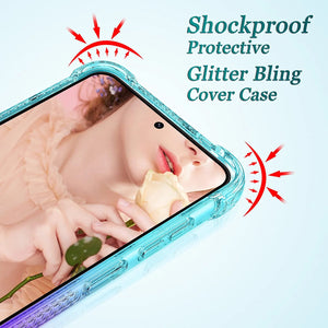 S23 Plus Women Girls Glitter Flowing Quicksand Case - Redpepper Cases