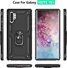 Load image into Gallery viewer, Samsung Galaxy Note 10 Plus Case Drop Tested Shockproof Cover Case Black - Redpepper Cases