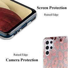 Load image into Gallery viewer, Samsung Galaxy S22 Ultra Luxury Sparkle Bling Glitter Leopard Print Case. - Redpepper Cases