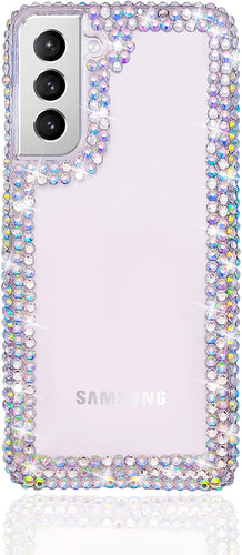 Samsung Galaxy S23 Plus 3D Glitter Sparkle Bling Crystal Rhinestone Diamond Bumper Case - Redpepper Cases