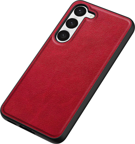 Samsung Galaxy S23 Plus Premium Leather Stylish Elegant Soft Grip Case - Redpepper Cases