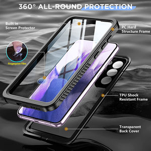 Samsung Galaxy S23 Plus Waterproof Built in Screen Protector Case - Redpepper Cases