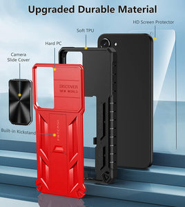 Samsung Galaxy S23 Rugged Kickstand & Slide Shockproof Case - Redpepper Cases