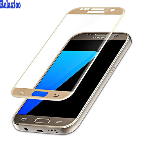 Samsung Galaxy S7 Screen Protector Tempered Glass Gold/Black/White - Redpepper Cases