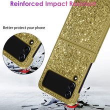 Load image into Gallery viewer, Samsung Galaxy Z Flip 4 5G,Galaxy Z Flip 4 5G Case Fold Cover Case Gold - Redpepper Cases