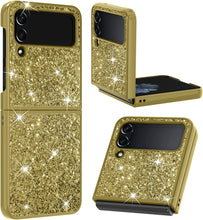 Load image into Gallery viewer, Samsung Galaxy Z Flip 4 5G,Galaxy Z Flip 4 5G Case Fold Cover Case Gold - Redpepper Cases