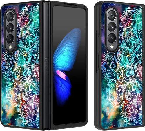 Samsung Galaxy Z Fold 4 Case Galaxy Mandala Bumper Cover - Redpepper Cases