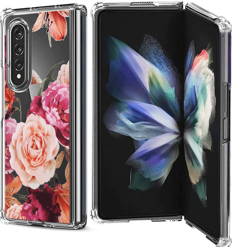 Samsung Galaxy Z Fold 4 Case, PC Bumper Protective Phone Case Cover Sun Flower - Redpepper Cases